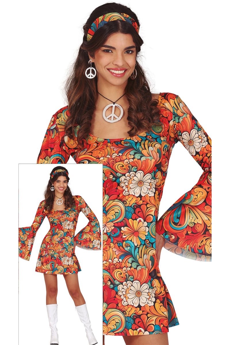 70S DRESS, ADULT, 38 - 40 (M)