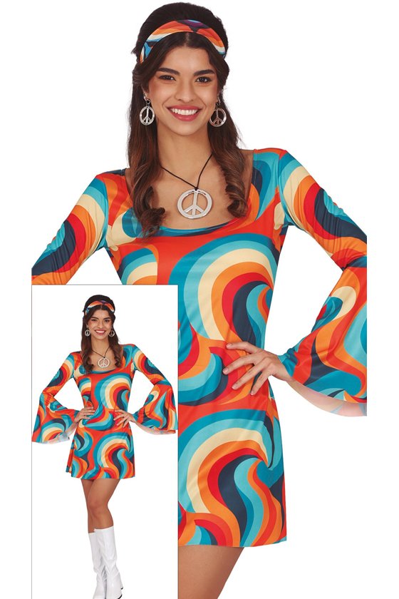 70S DRESS, ADULT, 38 - 40 (M)