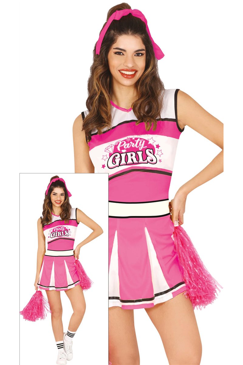 PARTY GIRL CHEERLEADER, ADULT, 38 - 40 (M)