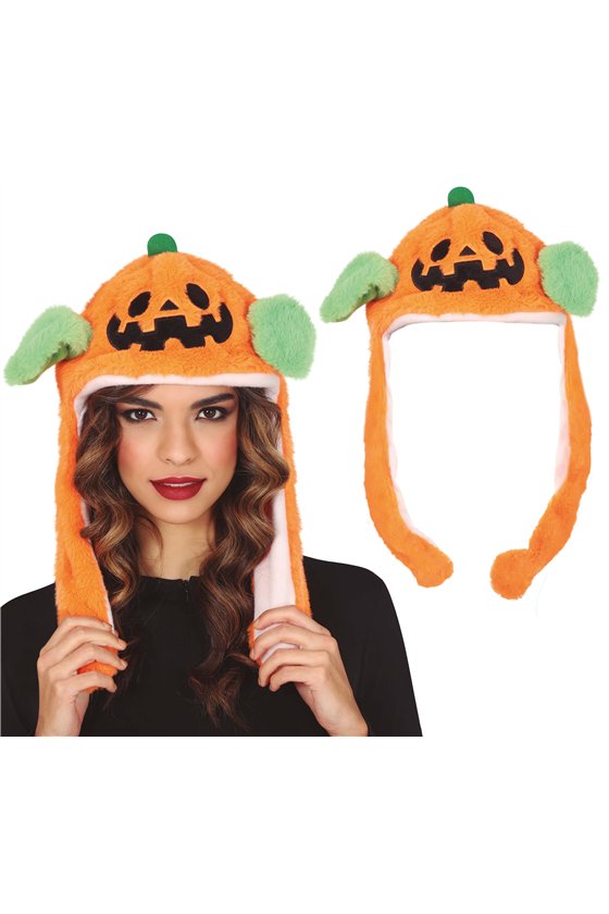 PLUSH PUMPKIN HAT WITH MOVEMENT