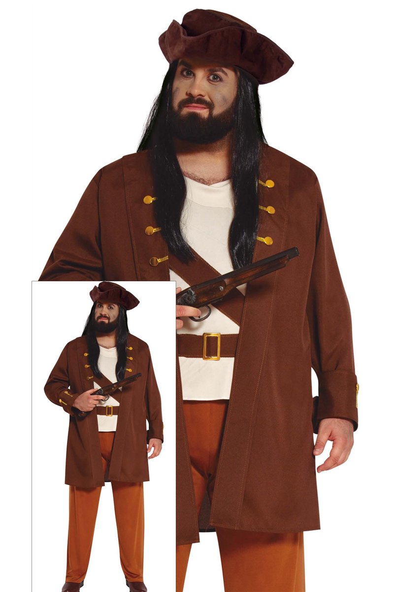 PIRATE CAPTAIN SIZE XXL 56-58