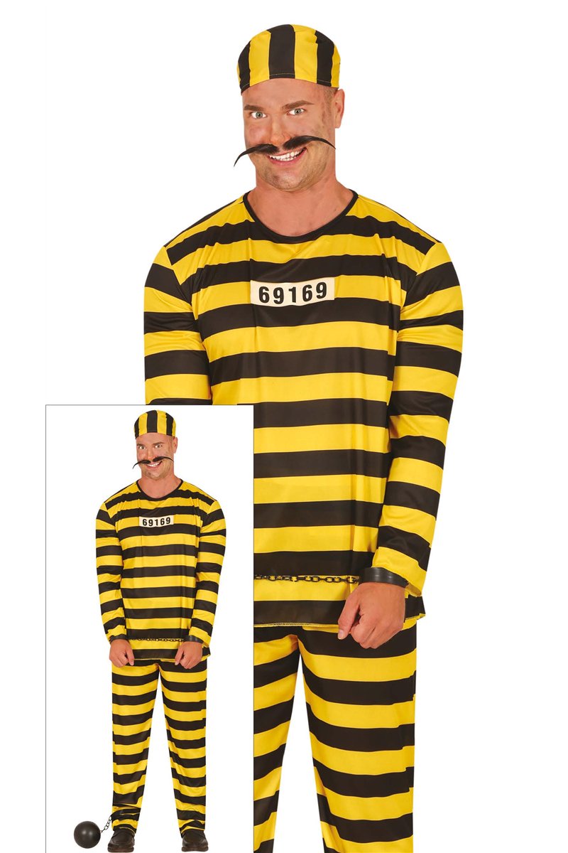 PRISONER ADULT SIZE XL 54-56