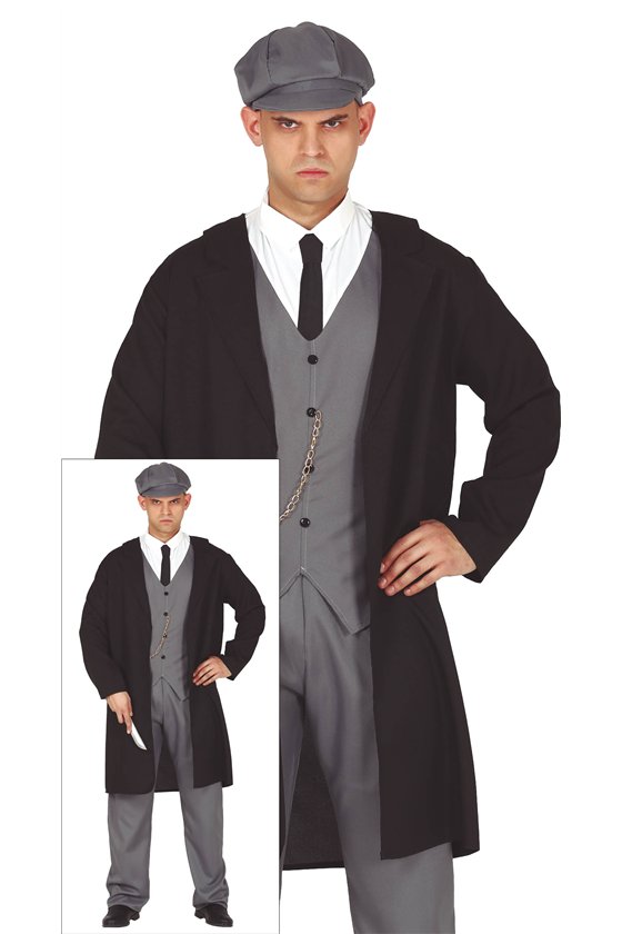 ENGLISH GANGSTER, ADULT, 54 - 56 (XL)