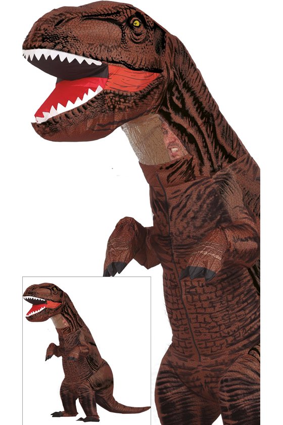 BIG DINOSAUR, ADULT, SIZE 52-54 (INFLATABLE)