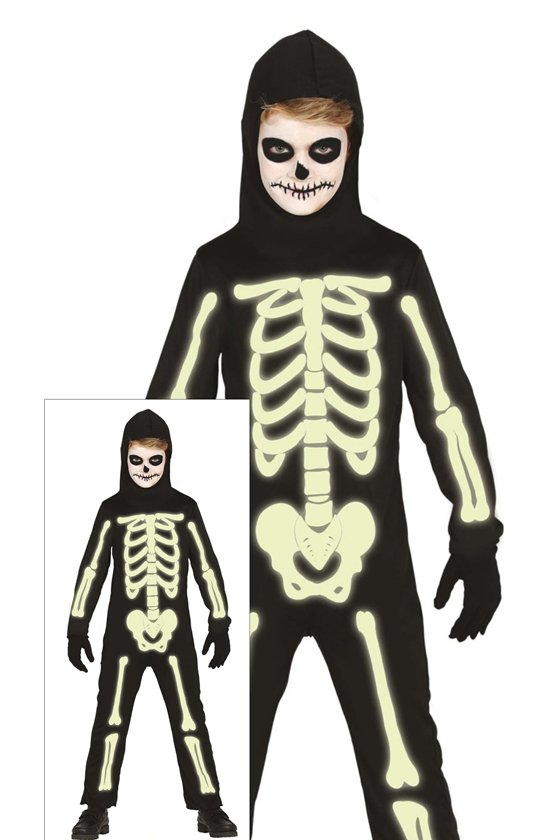 CHILD GLOW IN THE DARK SKELETON 3-4 YEAR