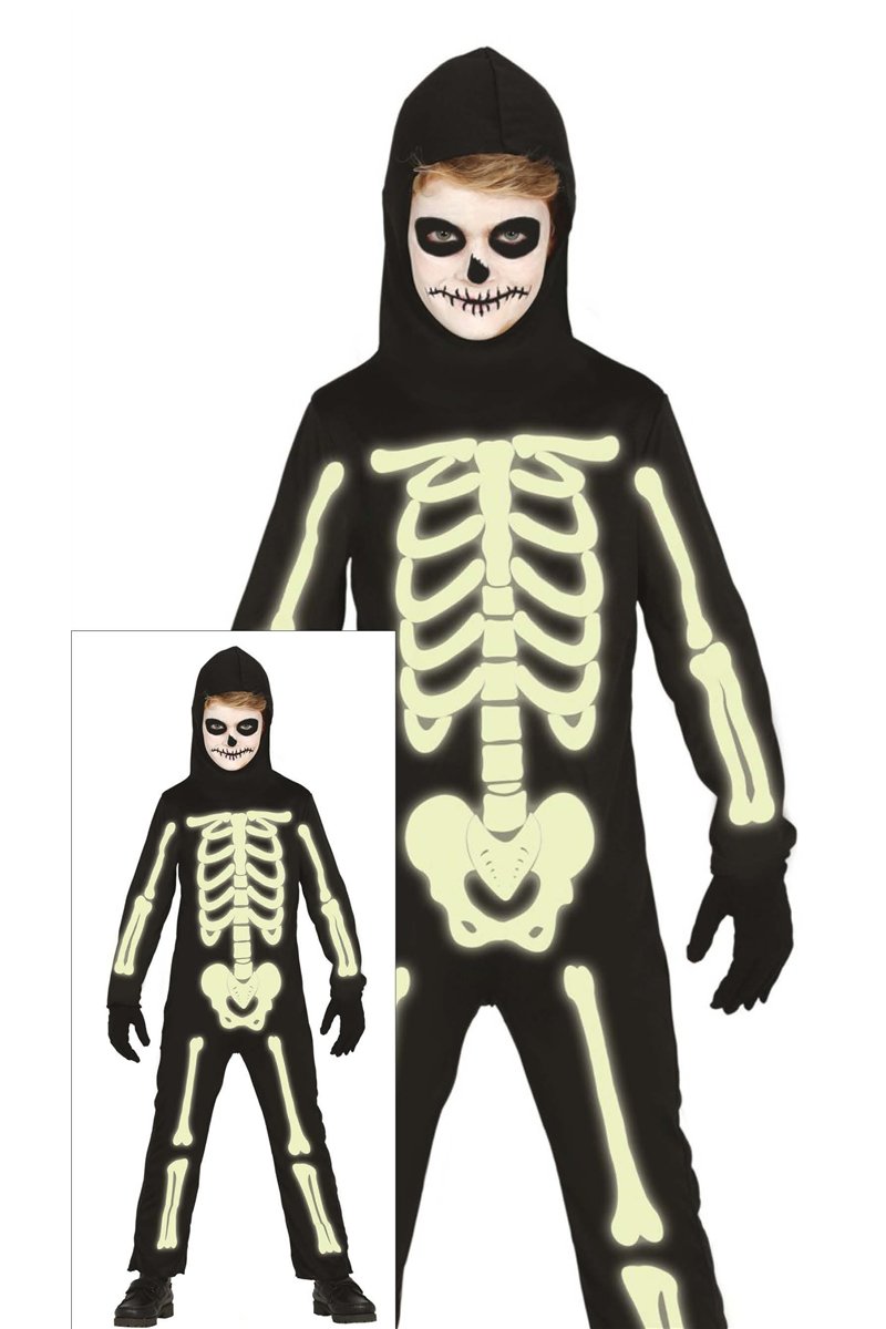 CHILD GLOW IN THE DARK SKELETON 3-4 YEAR