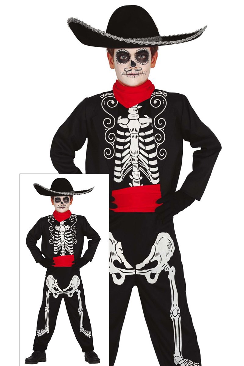 CHILD MARIACHI SKELETON 10-12 YEARS