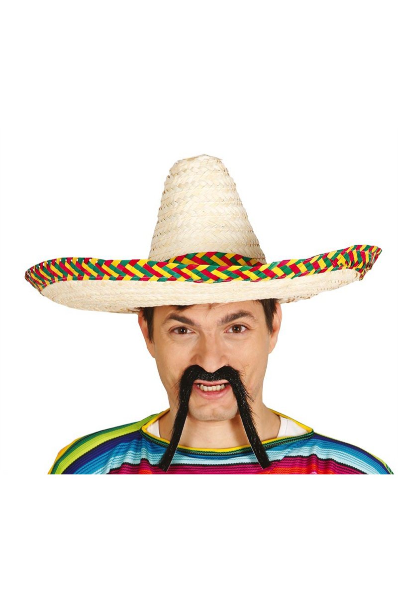 STRAW MEXICAN HAT, 50 CM