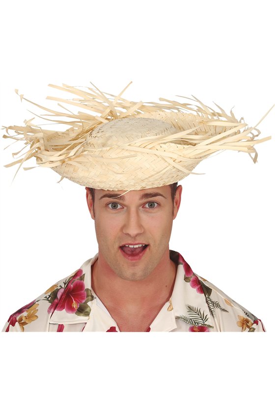 STRAW SCARECROW HAT