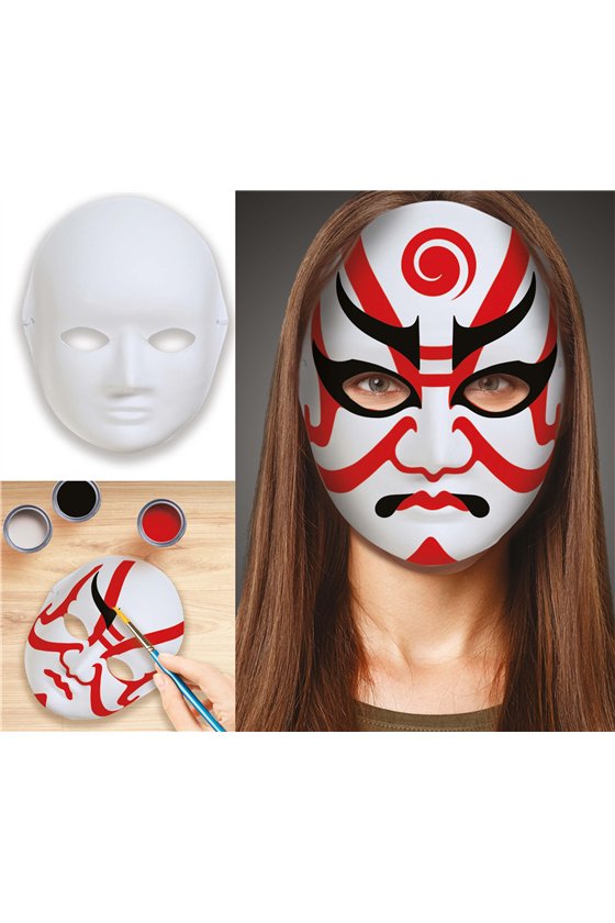 "PAPER MACHE" WHITE MASK