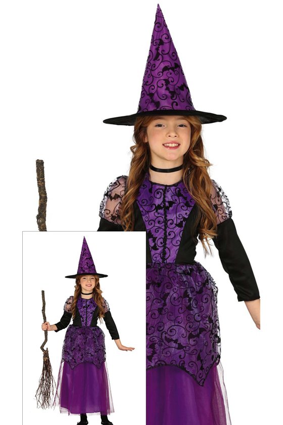 LILAC CHILD WITCH SIZE 3-4 YEARS