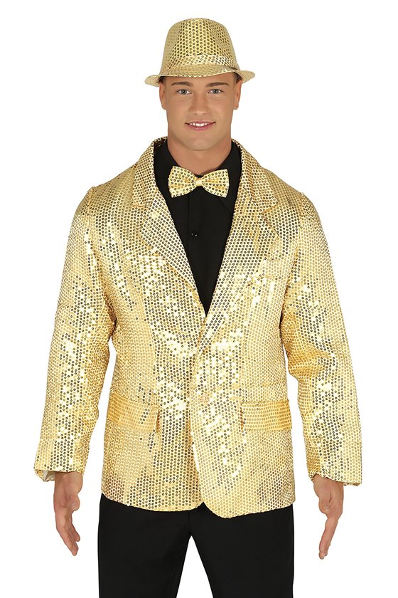 SEQUIN JACKET GOLD, ADULT, 46 - 48 (S)