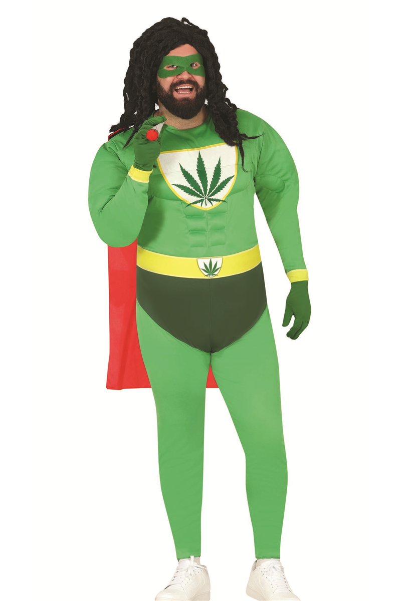 SUPERHERO MARIJUANA, ADULT, 54 - 56 (XL)