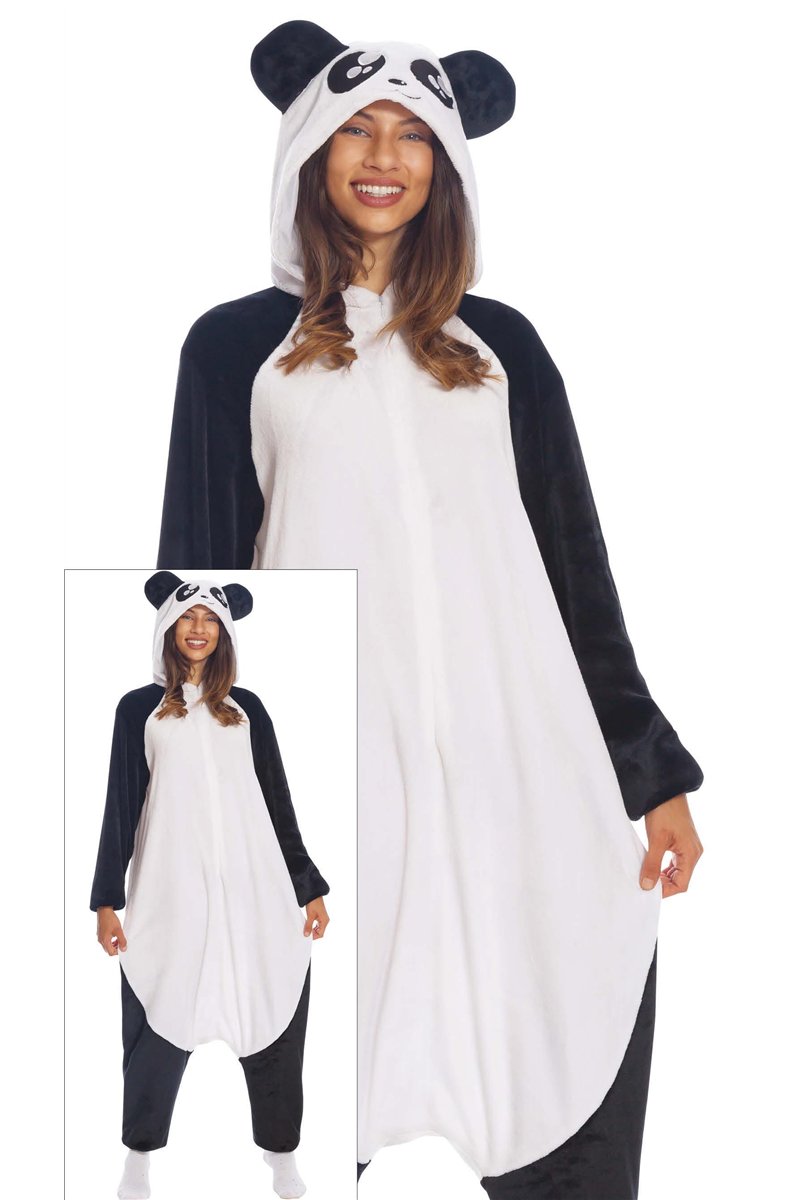 ADULT PANDA PYJAMAS SIZE M 38-40