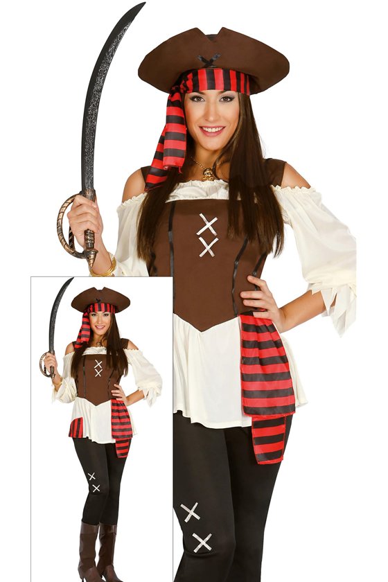 ADULT SEVEN SEAS LADY PIRATE SIZE M 38-