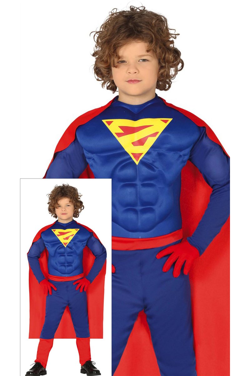 SUPERHERO MUSCLES CHILDREN SIZE 3 4 YEAR