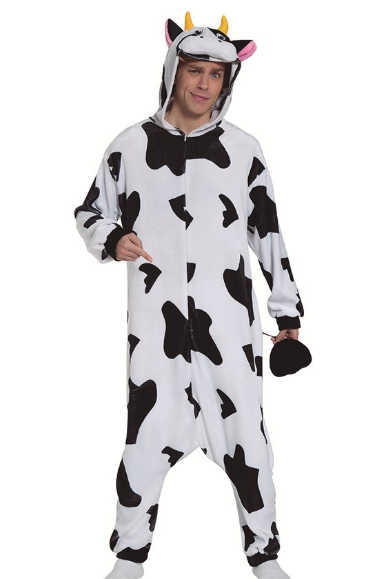 PYJAMA COW ADULT SIZE M 46 48
