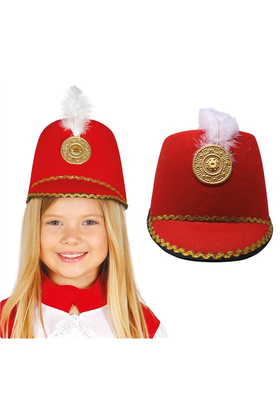 RED MAJORETTE HAT